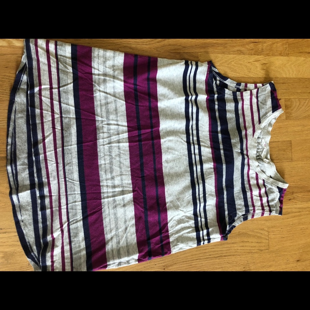 Athleta stripe cotton tank